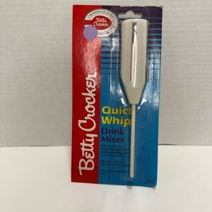 Vintage Betty Crocker Quick Whip Drink Mixer Model BC-1310 NEW in package